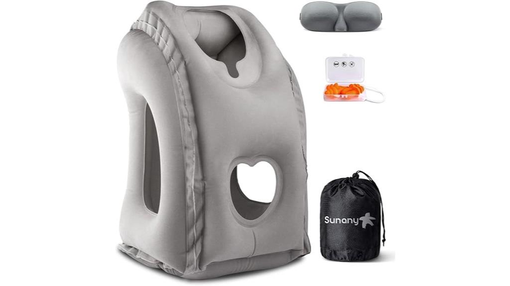 inflatable pillow with accessories