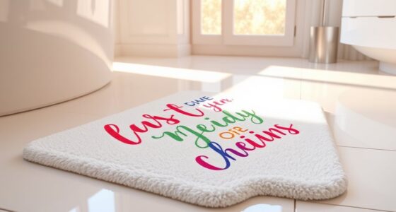 inspirational bath mat collection