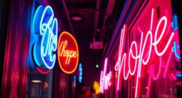 inspirational neon quote signs