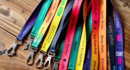 inspirational work quote lanyards