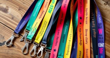 inspirational work quote lanyards