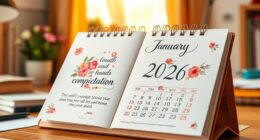 inspiring 2026 quote calendars