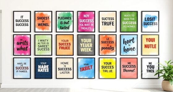 inspiring success quote prints