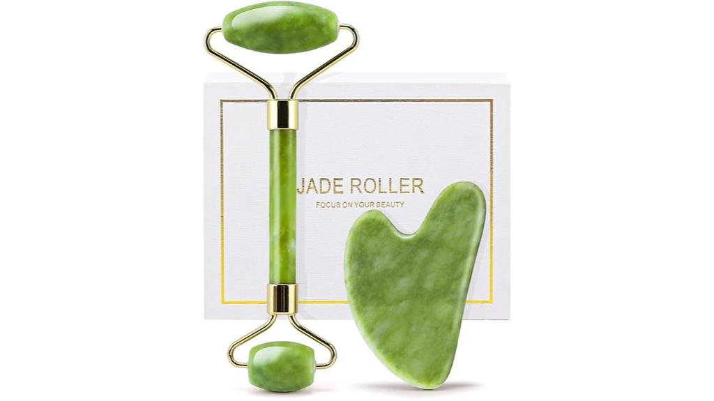 jade roller and gua sha