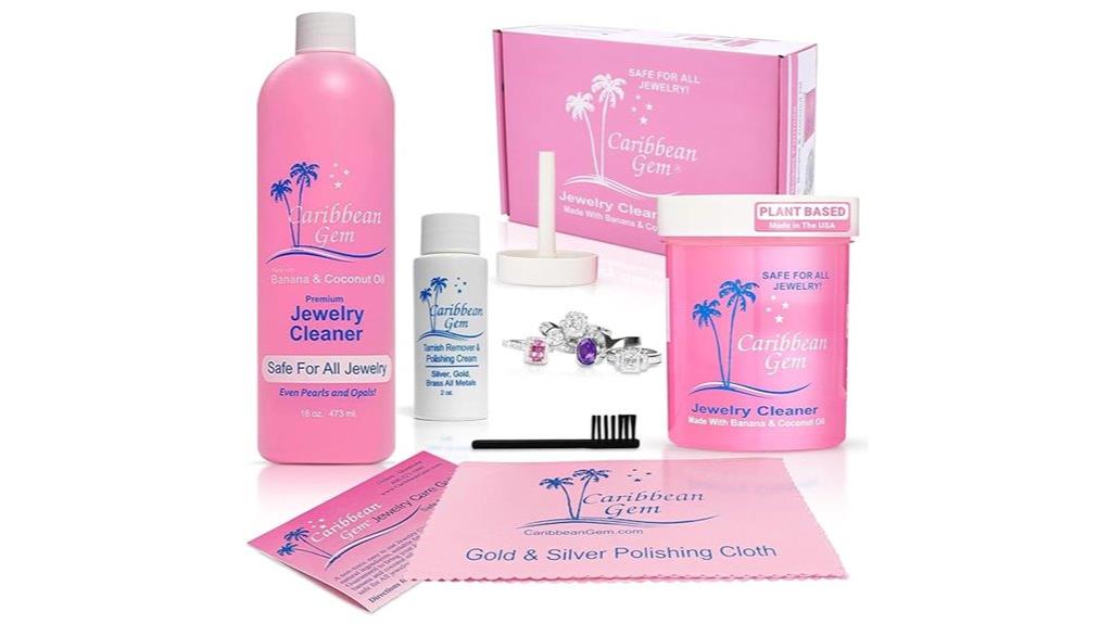jewelry cleaning kit includes