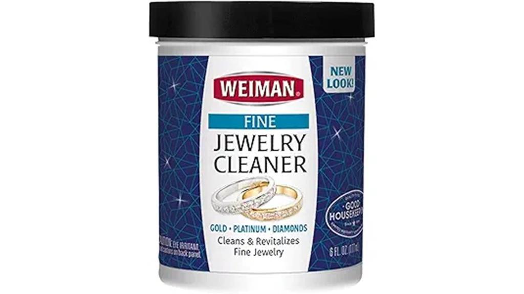 jewelry cleaning liquid instructions