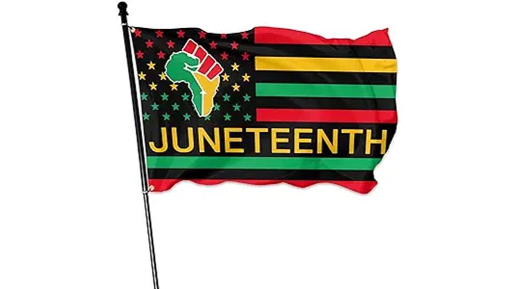 juneteenth black history flag