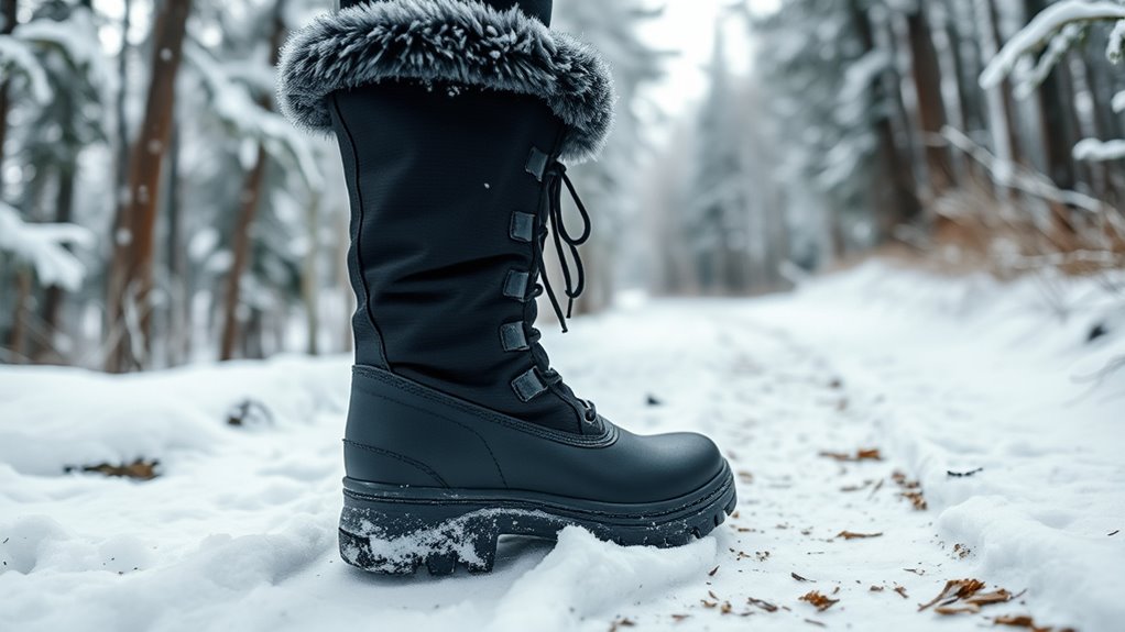 key winter snow boot features