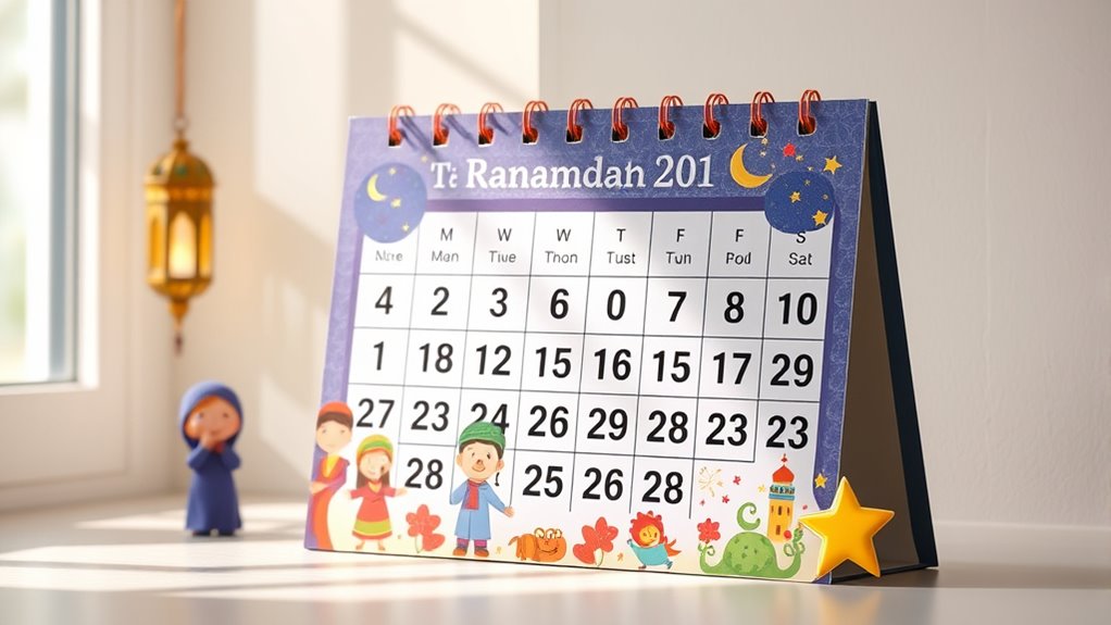 kid friendly ramadan calendars