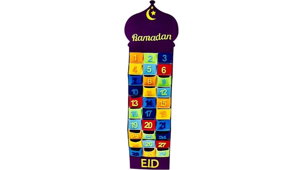 kids ramadan eid calendar