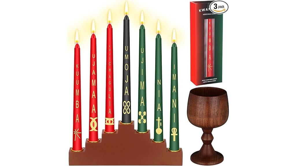 kwanzaa candle set