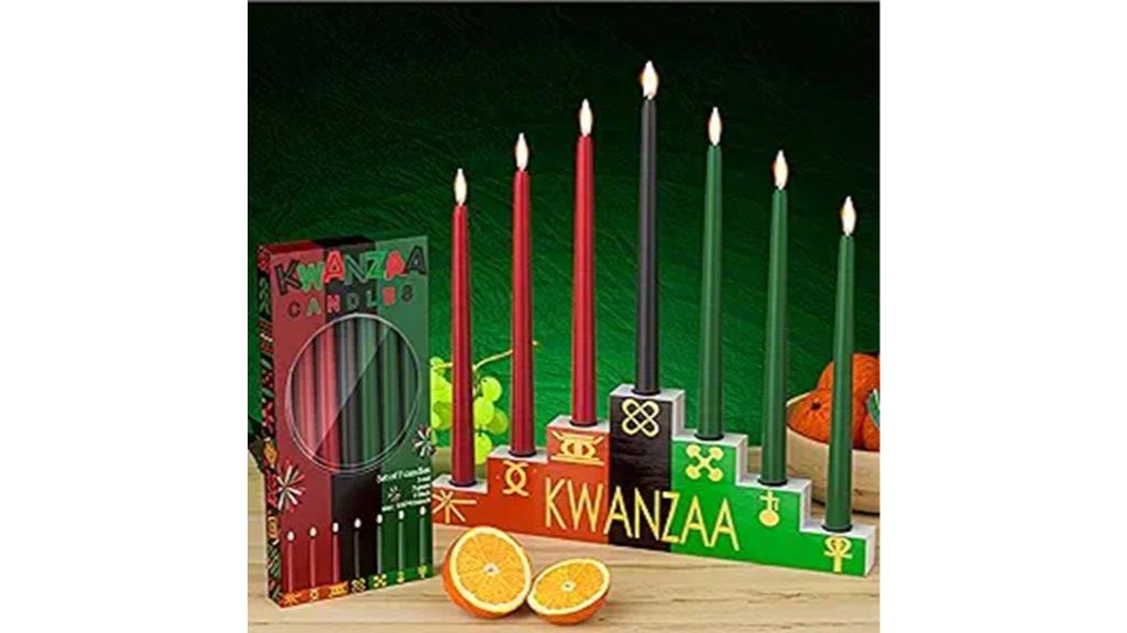 kwanzaa kinara candle set
