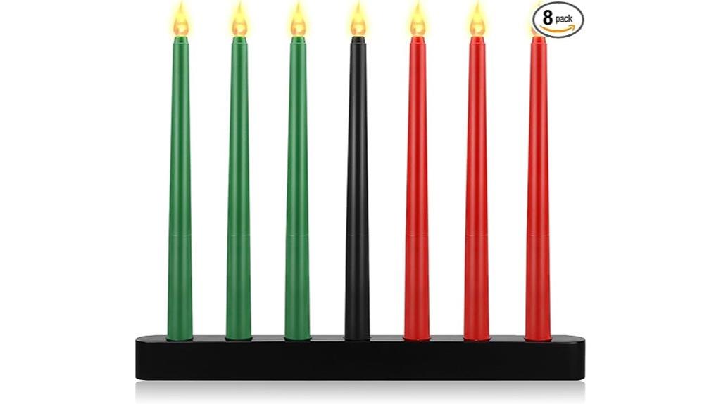 kwanzaa led candle set