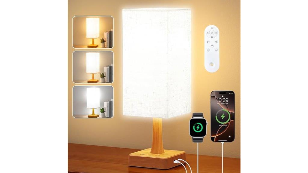 lamp with remote usb