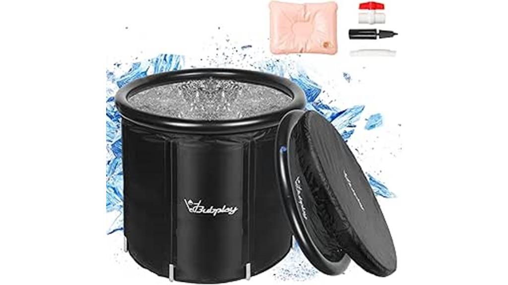 large black cold plunge