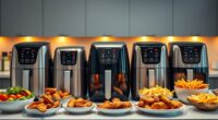 large family air fryers