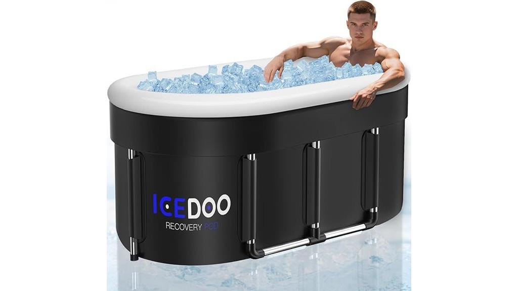 large oval ice bath