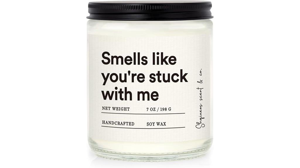 lavender anniversary candle gift