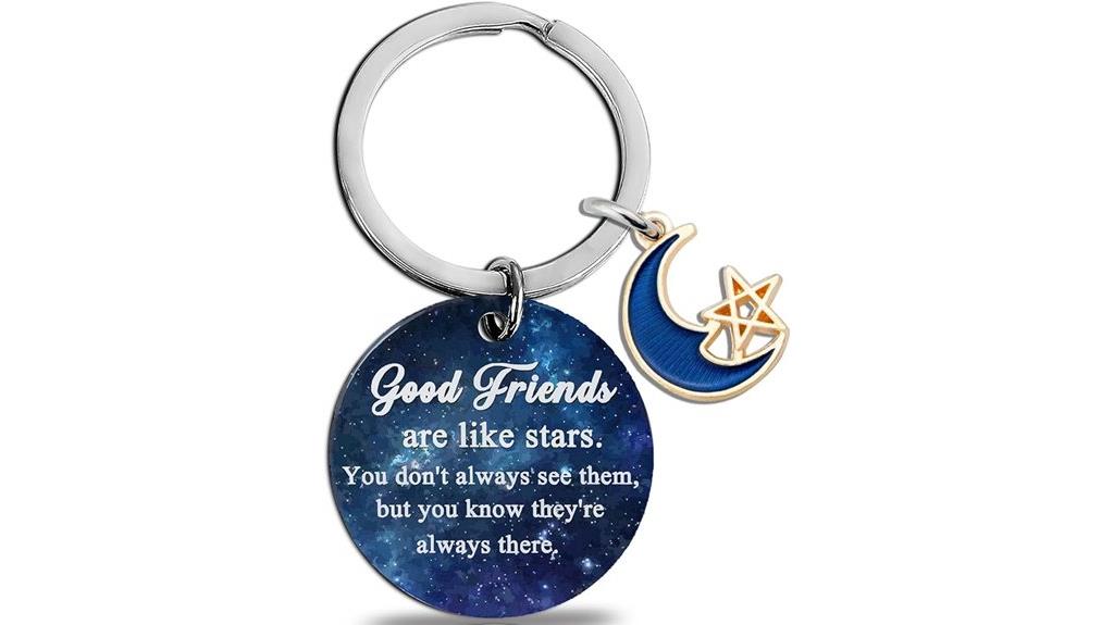 long distance friendship keychain