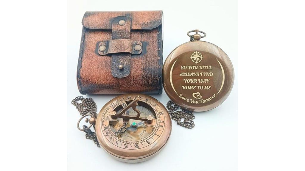 luxury engraved brass gift