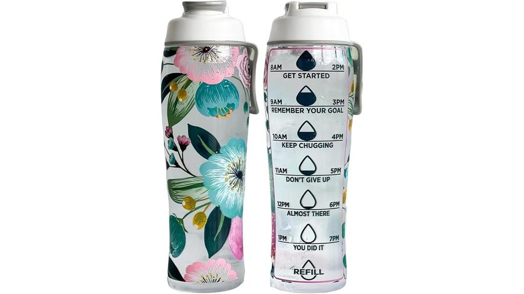 marked time reusable bottle