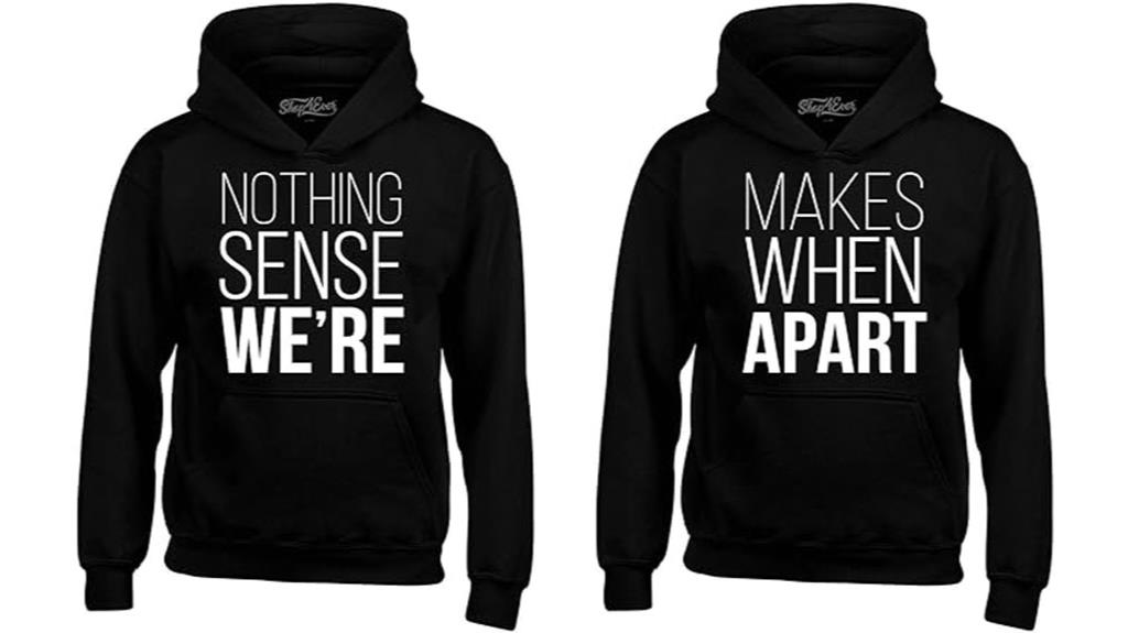 matching couple hoodie sweatshirts