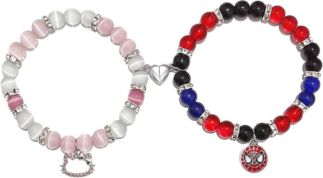 matching couple spider bracelets