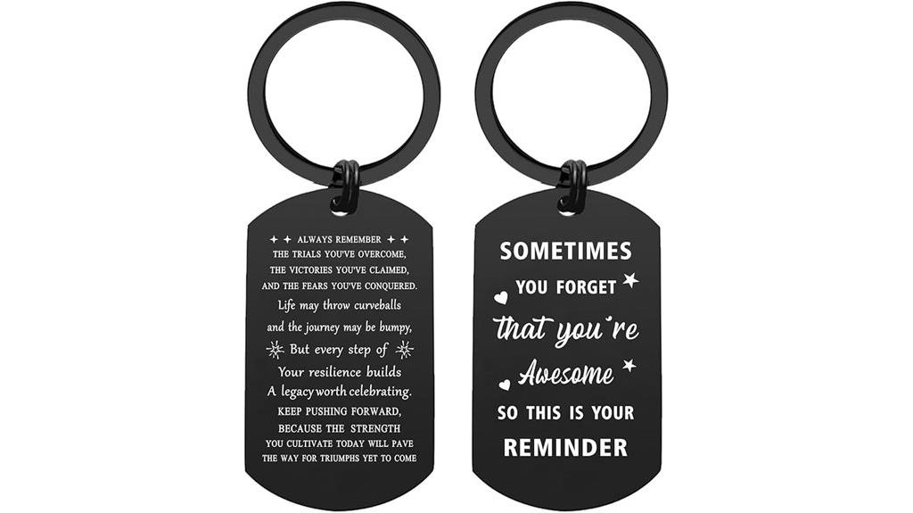men s motivation keychain