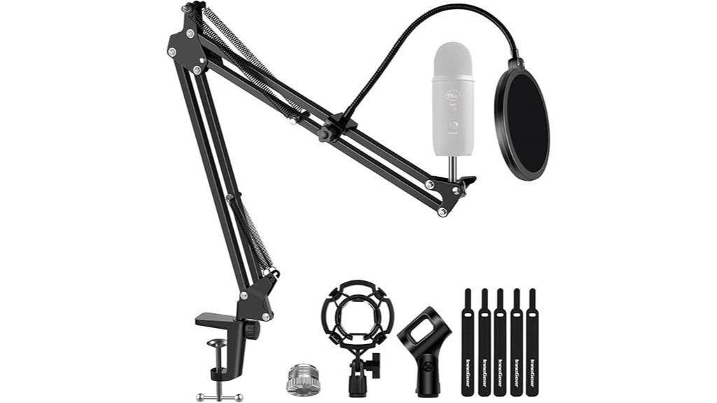 microphone stand with accessories