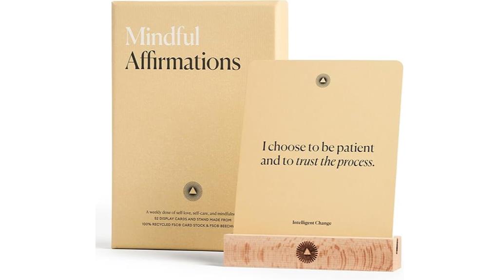 mindful affirmation cards for women