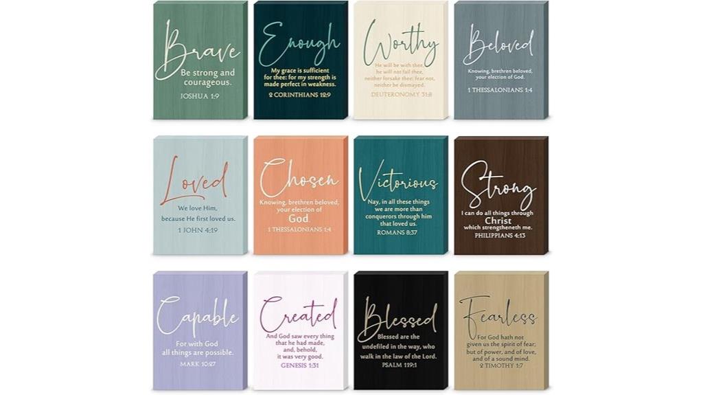 mini christian wooden signs