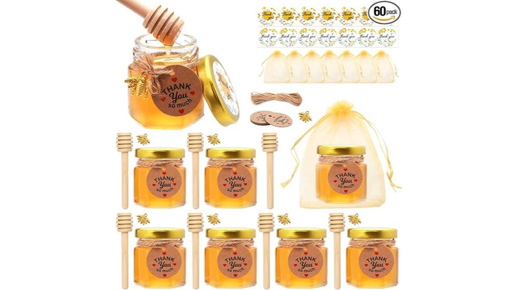 mini honey jars pack