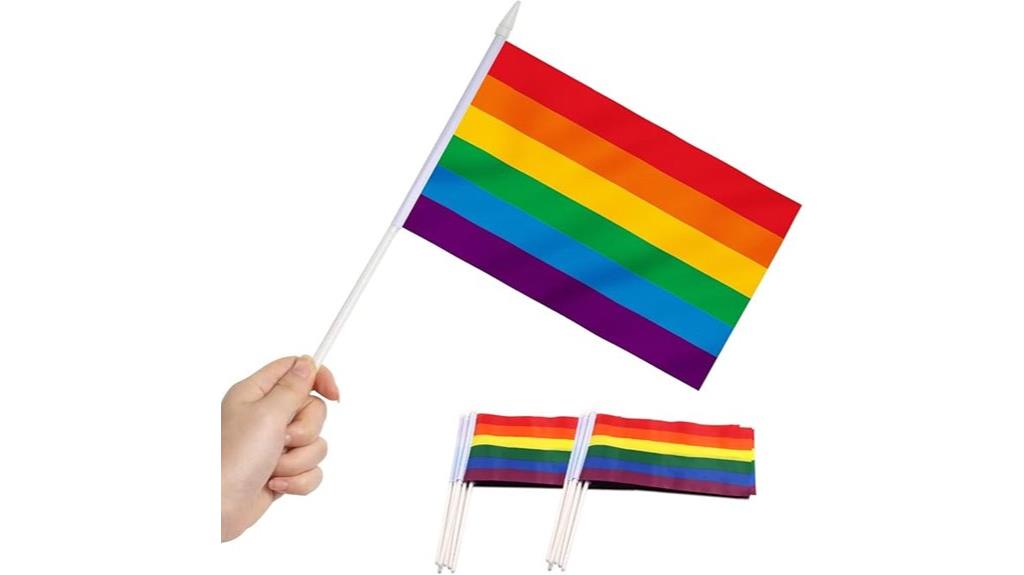 mini lgbt pride flags