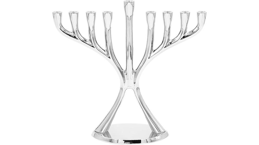 modern dreidel menorah design