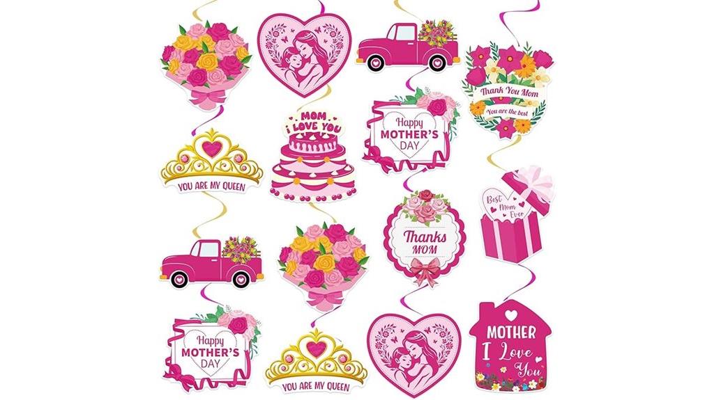 mother s day hanging swirl decorations