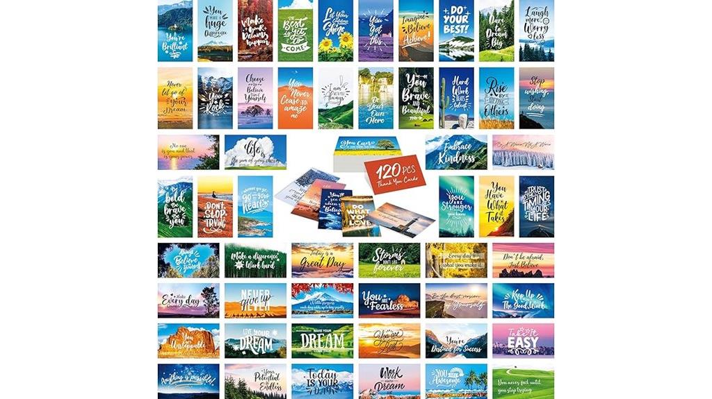 motivational cards 120 pieces