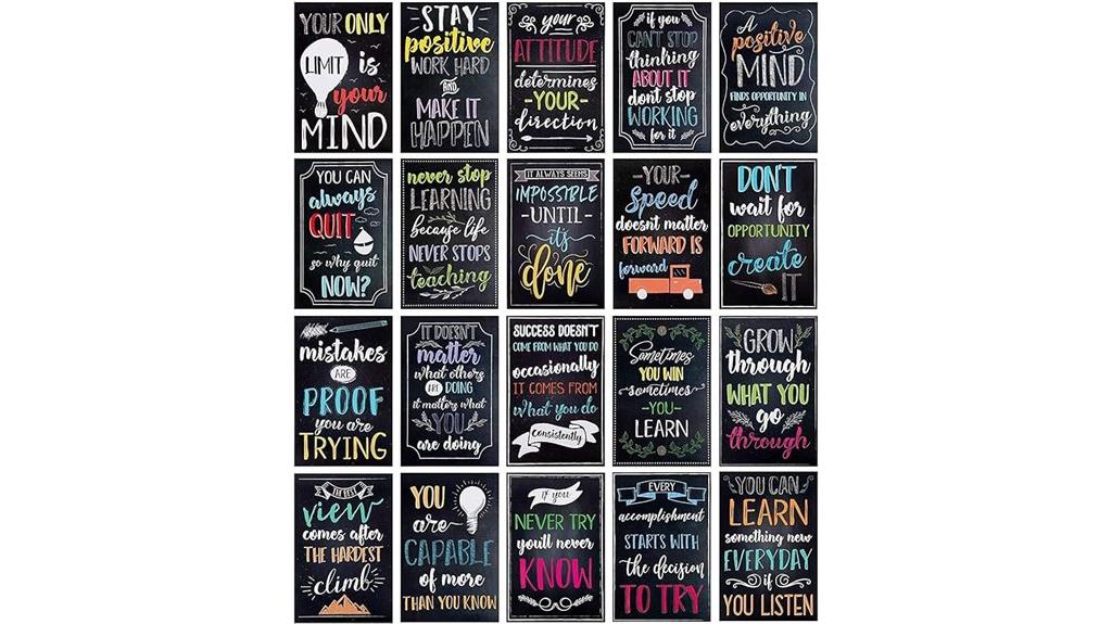 motivational classroom posters pack