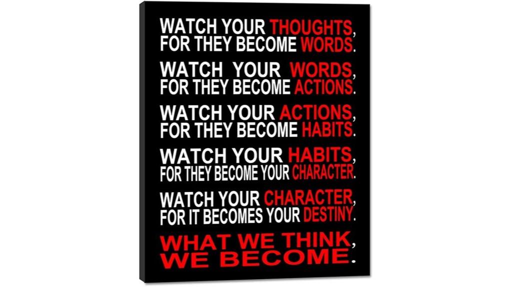 motivational classroom wall art