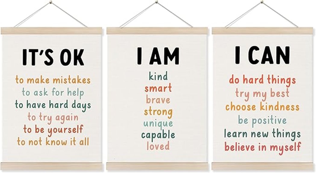 motivational classroom wall decor
