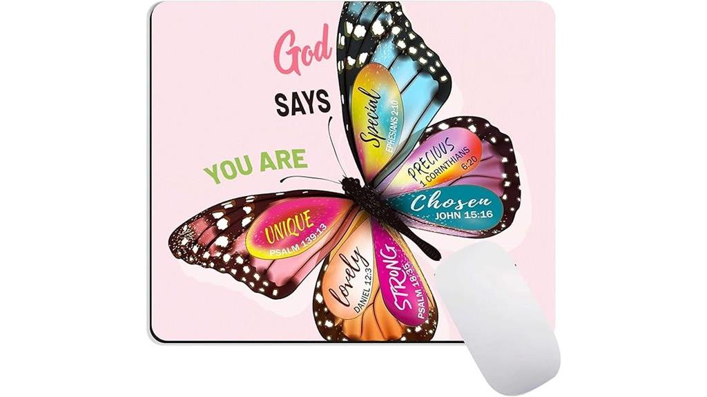 motivational mouse pad rubber