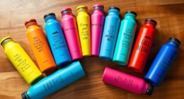 motivational quote water bottles