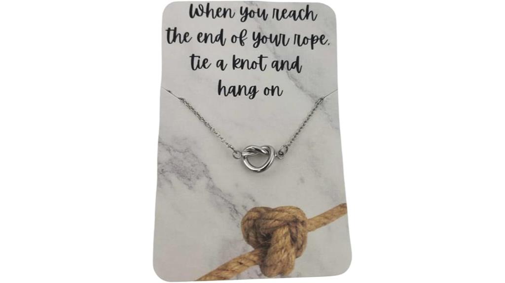 motivational sobriety necklace gift