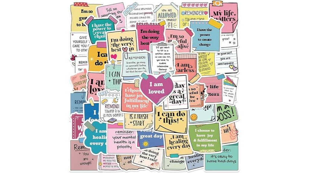 motivational stickers for accessories