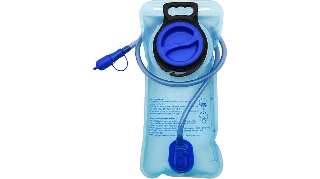 multiple capacity hydration bladders