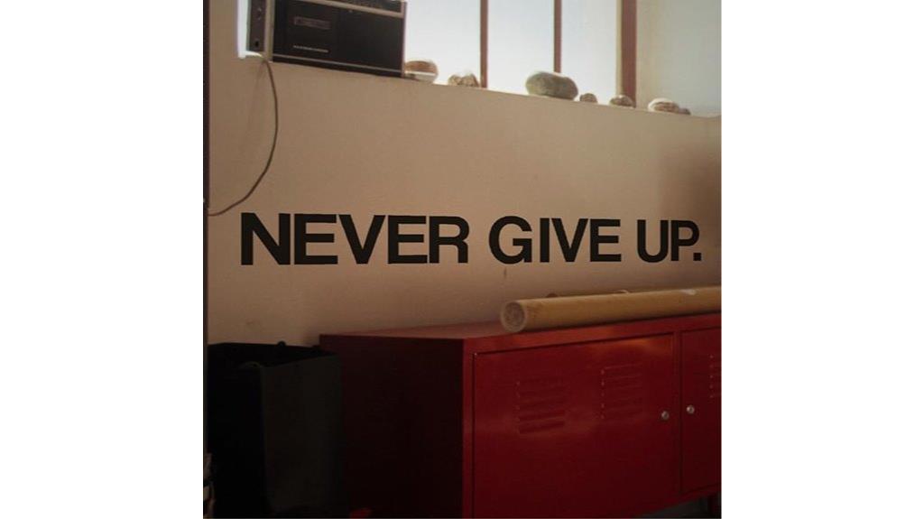 never give up