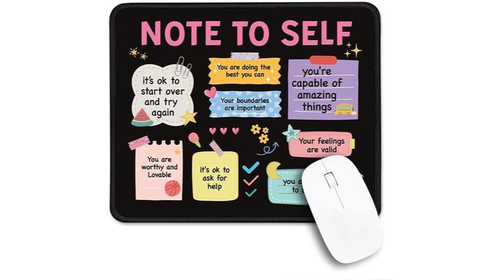 non slip stitched mouse pad