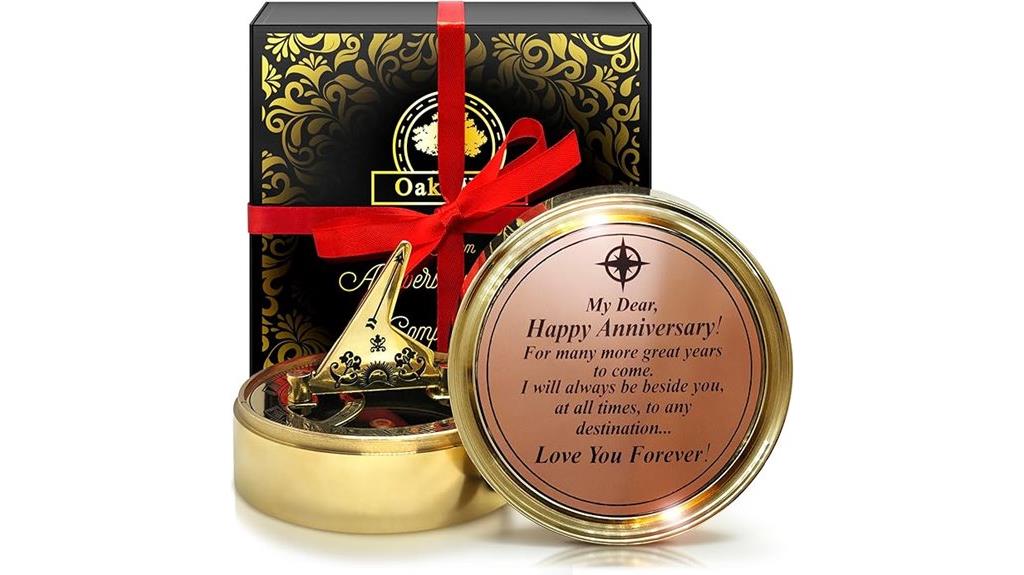 oakiway anniversary compass gift