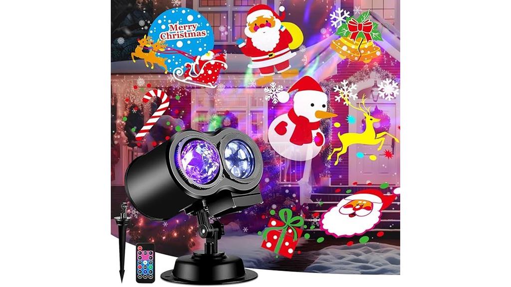 outdoor christmas light projector