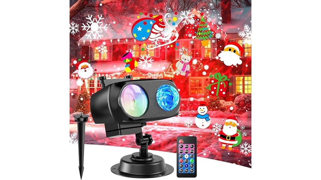 outdoor christmas projector lights