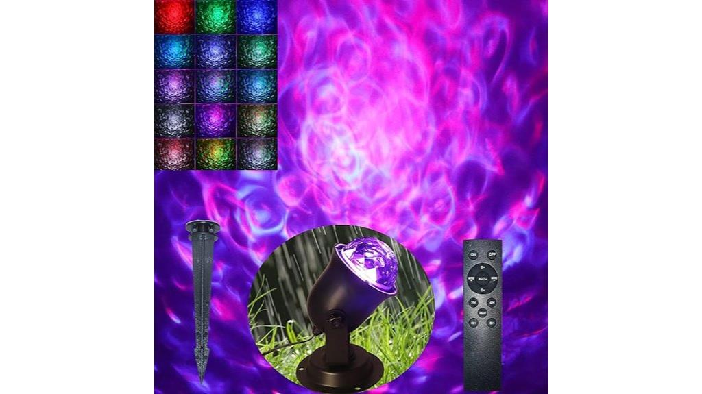 outdoor projector lights with remote